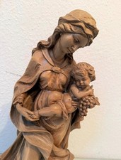 Statue religieuse en bois hauteur 60 cm