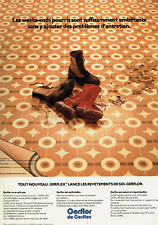 Publicité Advertising  0822  1974   Gerflor de Gerflex revetement sol   week end