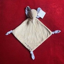 🇫🇷 Doudou Envie De Fraises Éléphant Beige Blanc Gris Pois 100 % NEUF