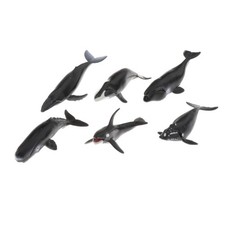 6x Animal Marin Figure Baleine