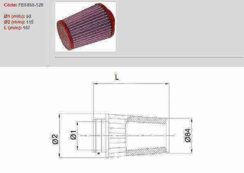 Filtre air bmc - filtre, a