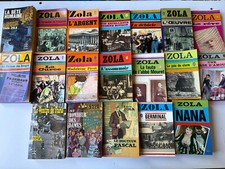 lot 19 livres d'Emile ZOLA - éditions Livre de poche
