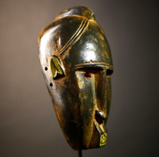 Masque vintage bambara africain fait main ancien art mural déco collection - ...