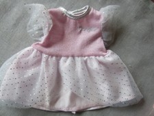 Vêtement : Robe  corolle  pour poupée 30 à 35 cm