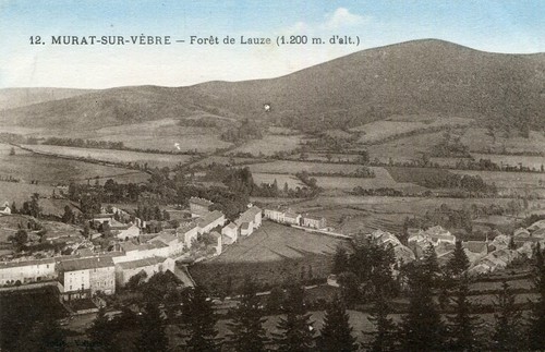 Carte murat sur vebre - sur,