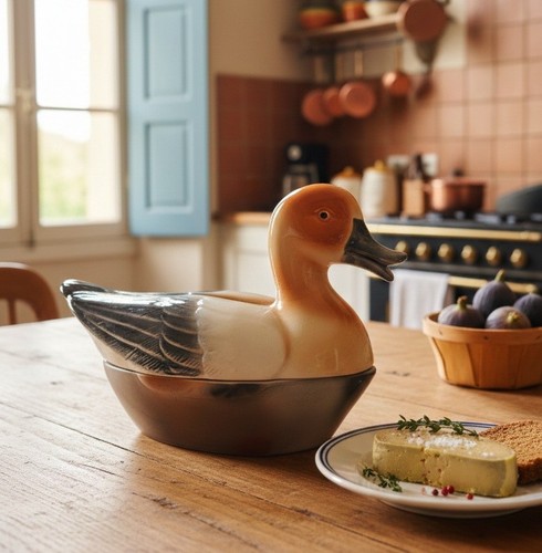 Terrine canard vintage - terrine,