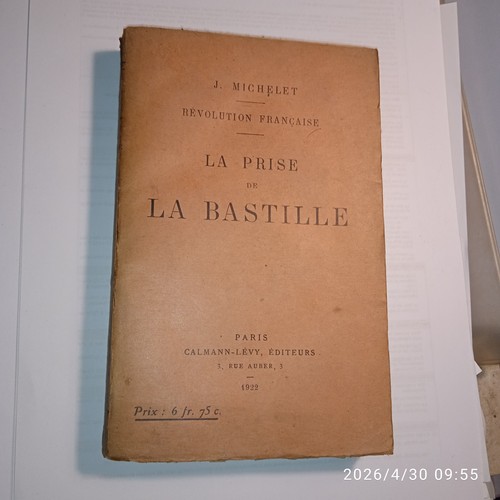 Jules michelet prise - michelet.,