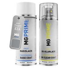 Peinture voiture kit bombe aérosol 2C pour Peugeot EZA Gris Sidobre Metallic