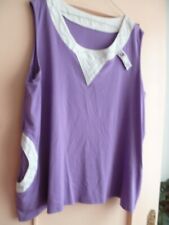 TUNIQUE VINTAGE JEAN MARC PHILIPPE VIOLETTE TAILLE 8 TBE