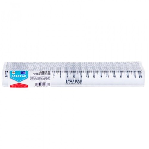 Règle plastique 20cm - règle, en