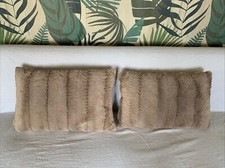 Lot De 2 Coussins Décoratifs Gris Conforama 40x60 cm Modèle Bunny