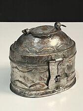 Ancienne Boite à Savon Turc de bain en cuivre récipient de hammam Déco vintage