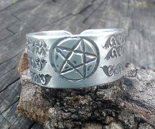 Bague pentagrame pentacle - pentagrame,