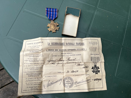 France médaille croix des - médaille,
