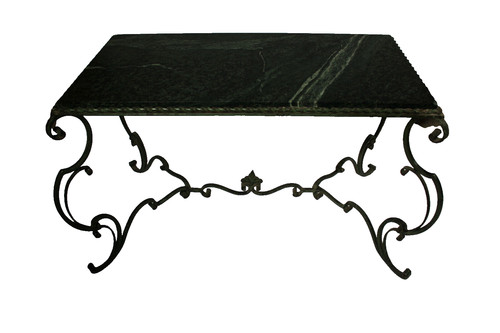 Table basse années 1940 - table, fer