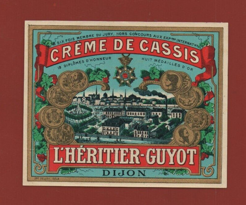 Etiquette vin creme - de,