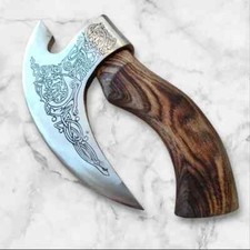 Hachette Viking Artisanale – Manche Bois, Gravure Électrolytique, 28cm –