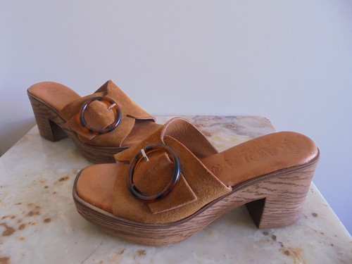 Paire mule talon compensé - de,