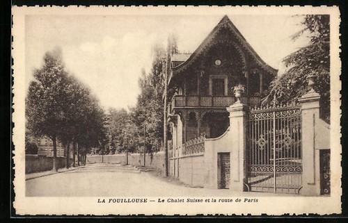Cpa fouillouse chalet - cpa, le
