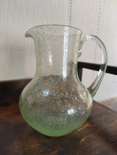 Pichet en verre bullé "BIOT"