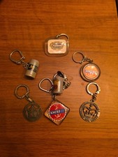 Portes Clés Thème Bières Vintage (Ancre, Champigneulles, Meteor, Pils). Lot De 7