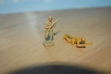 1/72 airfix atlantic Afrika korps lot de 2 soldats Allemands WW2