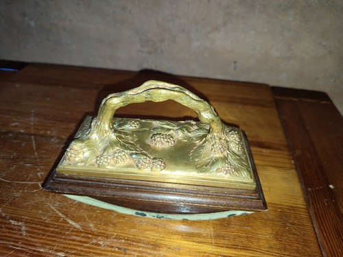 Tampon buvard ancien bronze - tampon,