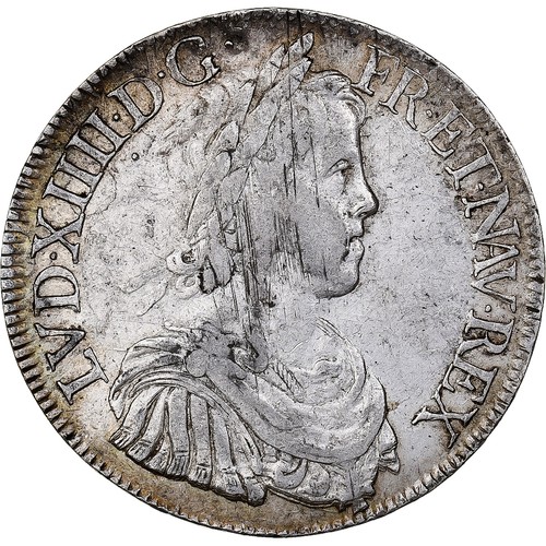 France louis xiv écu à - france,,