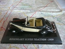 ROSENGART Super Traction 1939 IXO Voitures Françaises 1/43 en Boite