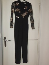 VENDS COMBINAISON NOIRE DOREE TAILLE 38-40