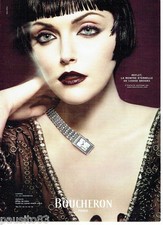 PUBLICITE ADVERTISING 1016  2007   Boucheron montre Reflet Louise Books