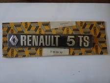 Renault R5 TS - Logo - monogramme - insigne