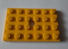 Lego Plate 4x6 with Hole Yellow Town Vintage Truck 333 381 335 376 371 MOC B8