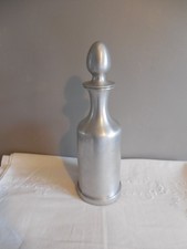 RARE CARAFE EN ALUMINIUM AVEC COMPARTIMENT RAFRAICHISSEUR