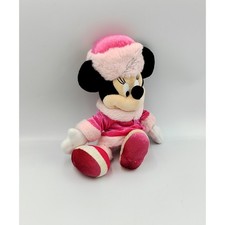 Peluche souris Minnie rose bonnet russe DISNEYLAND  - 33352