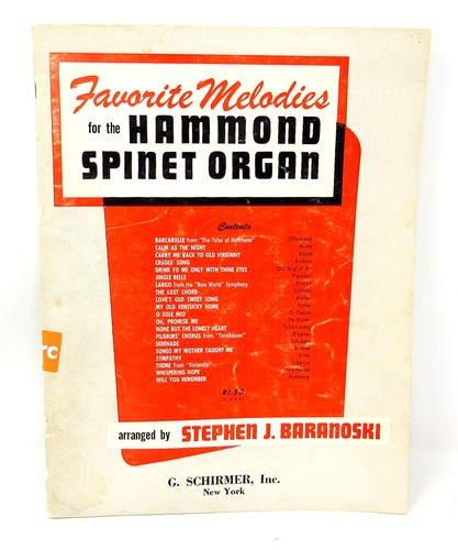 Hammond spinet organ - hammond,