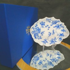 Assiette ovale bol coquillage bleu rose Richard Ginori hauteur 6 cm stocké à ...