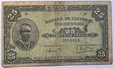 25 Francs AFRIQUE OCCIDENTALE FRANÇAISE (1895-1958) 1942