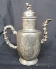 Théière Étain Chine poèmes