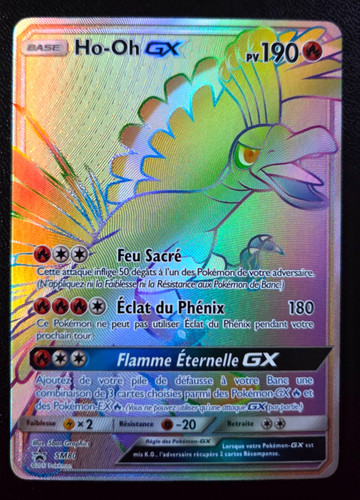 Carte pokémon gx - carte, ho-oh
