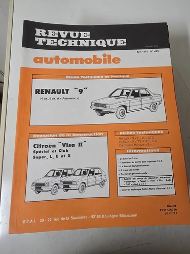 Revue technique automobile - revue,