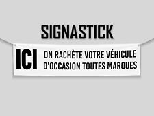Banderole Rachat de votre véhicule / Bannière Affiche panneau PVC Garage