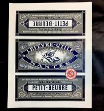 1916 Etiquette Biscuit Petit