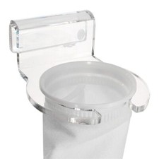 4"BUBBLE MAGUS FILTER SUMP MICRON SOCK BAG BRACKET HOLDER MARINE FISH AQUARIUM
