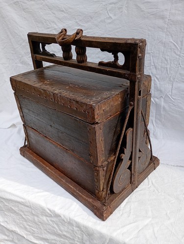 Ancien grand coffre chinois - ancien,