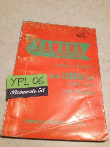 Yamaha parts list chappy - yamaha,