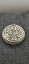 Superbe Boîte à tabac Indienne en argent  Années 1900 24g