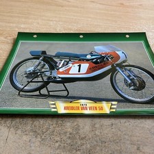 Kreidler 50 Van Veen 1973 fiche carte moto passion collection Atlas