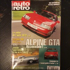 AUTO RETRO 236 ALPINE GTA PANHARD 24 jaguar TYPE E  triumph DOLOMITE SPRINT