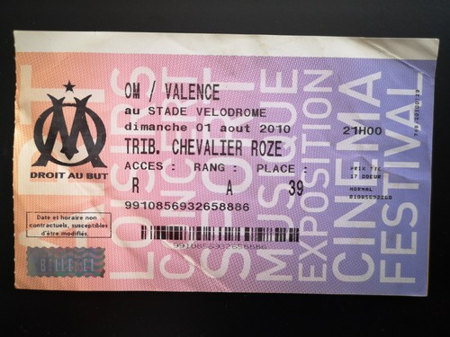 Ticket billet football - +++,